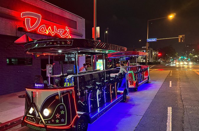 2 Hours Party Bike Pub Crawl Tour in Glendale California - Stop two: Gold Rail Bar for a casual finish