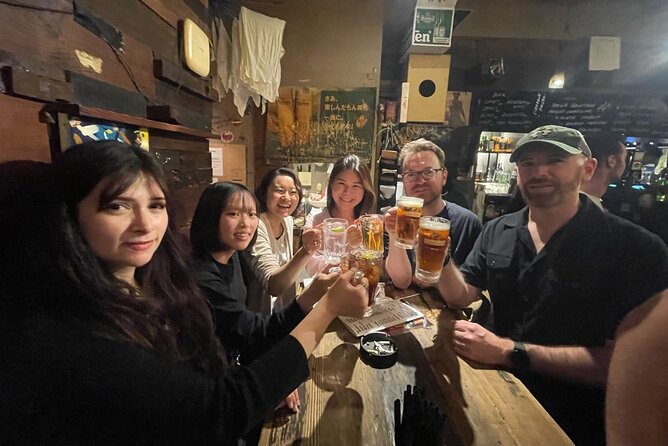 3Hour Osaka Pub Crawl Bar Hopping Nightlife Guided Tour in Namba - Stop three: Second Party Bar Dotonbori