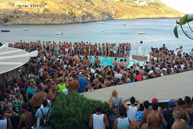 4 Hour Day Party at Beach Clubs in Mykonos - Weather, cancellation, and cruise-ship timing