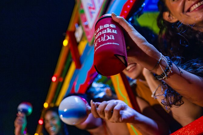 Aruba Happy Hour Party Bus Pub Crawl - Stop one: the night starts at Kukoo Kunuku
