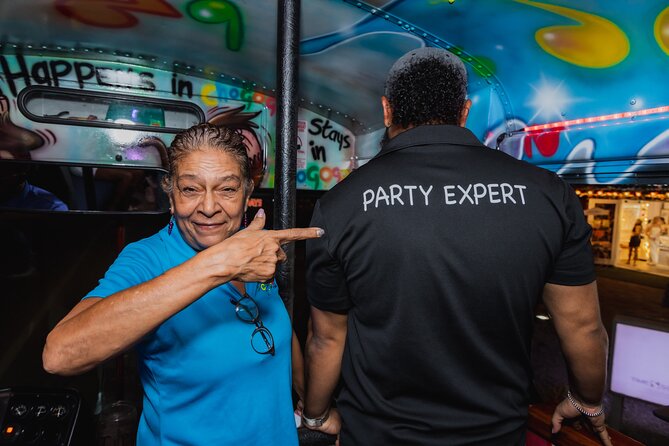 Aruba Nightlife and Barhopping on Chogogo Party Bus - Cruising Palm Beach with a DJ and bartender