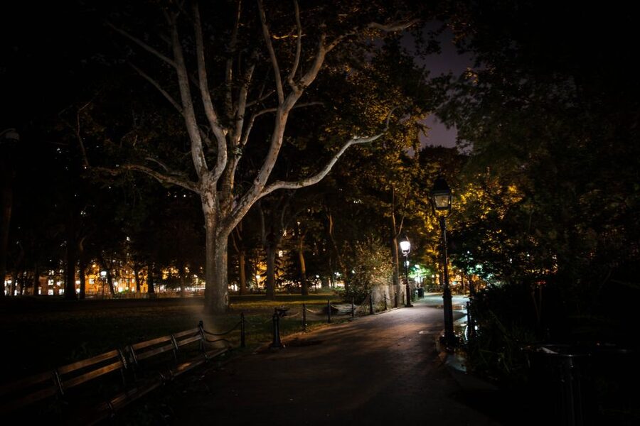 Asheville: Terrors, Boos and Booze Haunted Pub Crawl - Meeting your guide outside Wedge Brewery Downtown