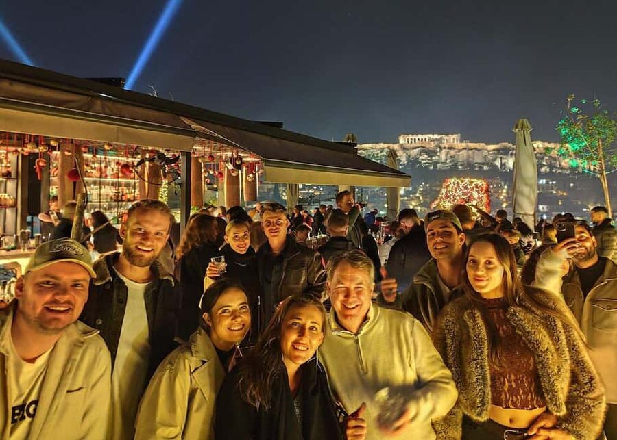 Athens: Rooftop Pub Crawl w/ Acropolis Views & Party - Starting near Thiseio Metro Station