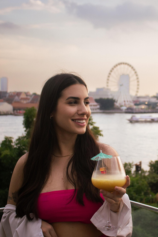 Bangkok: Dark Waters Rooftop Bar at Ten Six Hundred - Making the most of the Chao Phraya view