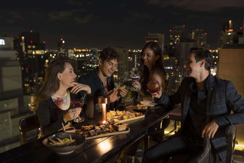 Bangkok: Mojjo Rooftop Lounge & Bar Food & Beverage Package - Key points at a glance