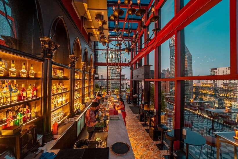 Bangkok: Mojjo Rooftop Lounge & Bar Food & Beverage Package - Bangkok from the Skyview Hotel’s 32nd floor