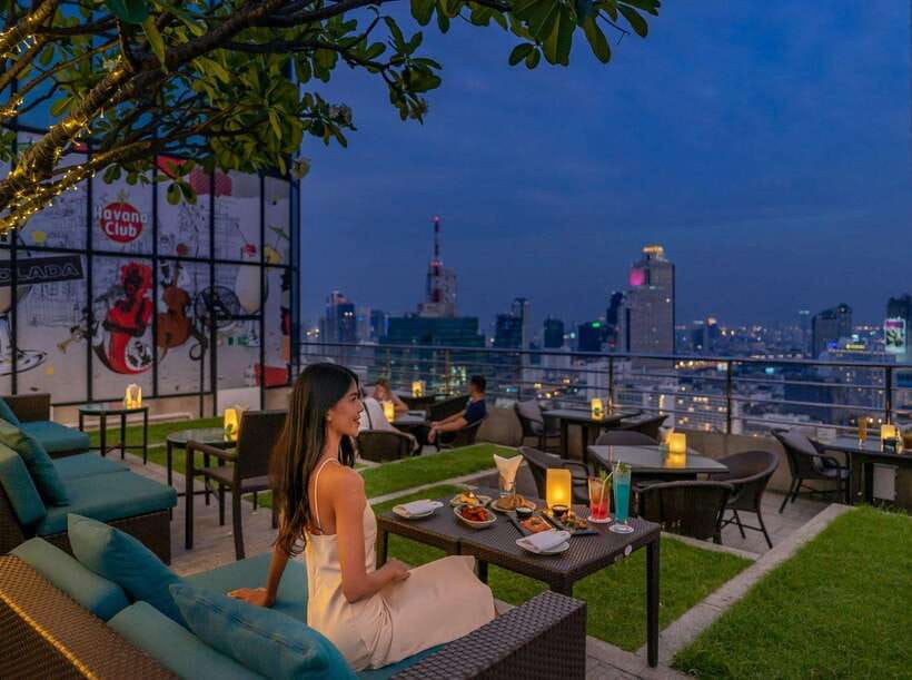 Bangkok: ThreeSixty Rooftop Bar at Millennium Hilton - Finding the Millennium Hilton entrance