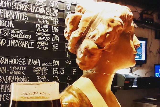 Barcelona Craft Beer Tour with a Brewery Tour and 3 Local Bars - Starting at BlackLab beside the harbor