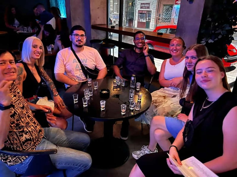 Belgrade: Bar Pub Club Crawl with 1 Hour Unlimited Drinks - Three short stops for quick changes of scene