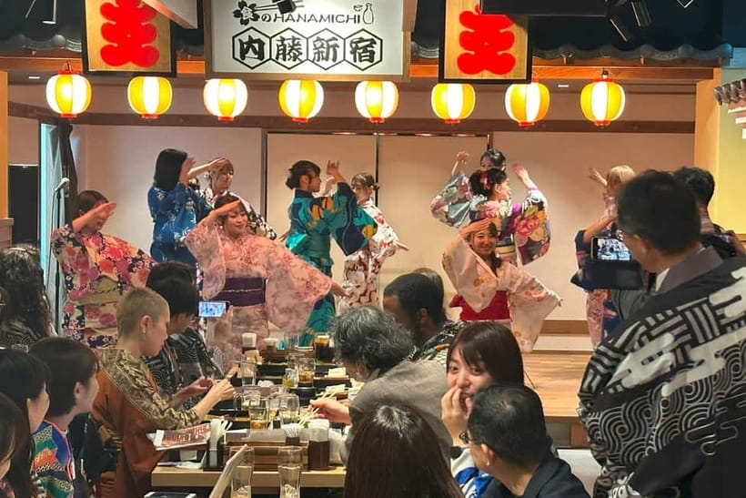 Bon Dance IZAKAYA in Shinjuku, Tokyo - The small touches that make the evening memorable