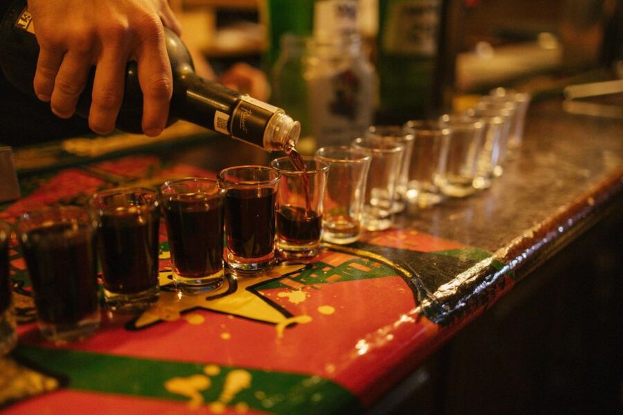 Budapest: Guided Bar Crawl Walking Tour - Madách Imre út 13 to 14 and the evening’s social peak