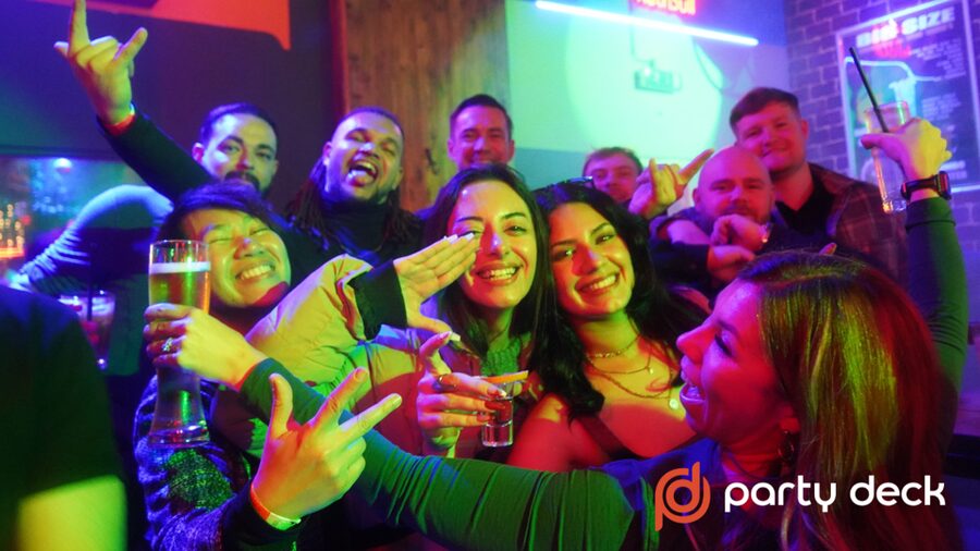 Budapest: Guided Pub Tour to Ruin Bars with Games & 6 Shots - Photos, dancing, and the finish at Instant-Fogas