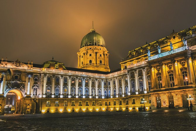 Budapest Night Tour with Drinks, Ruin Bars and Club - St. Stephen’s Basilica under night lighting