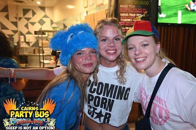 Cairns Party Bus Pub Crawl Night Out Experience - Best for birthdays, hens, bucks, and big groups