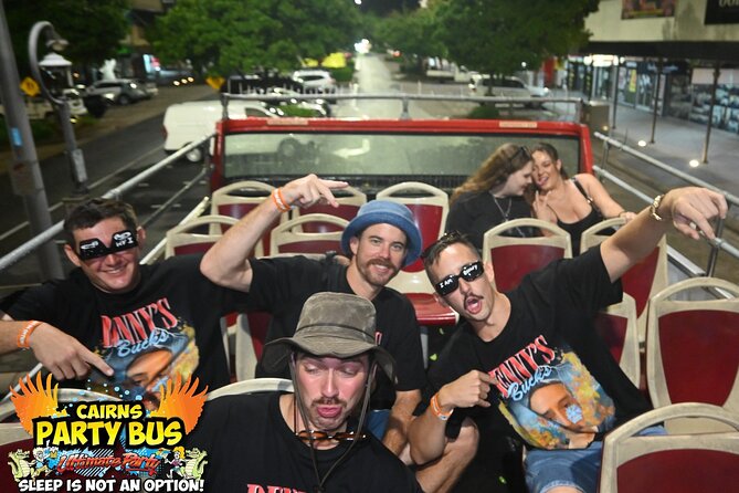 Cairns Party Bus Pub Crawl Night Out Experience - Five bars across Cairns