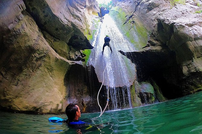 Canyoning Međureč river - Extreme Adventure in Bar City - Rappelling Waterfalls Into Cold Pools