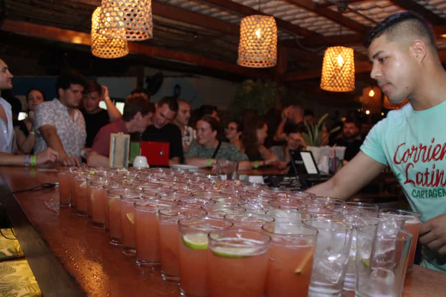Cartagena: Pub Crawl with Dancing Lessons and Free Shots - A $20 night built around meeting people