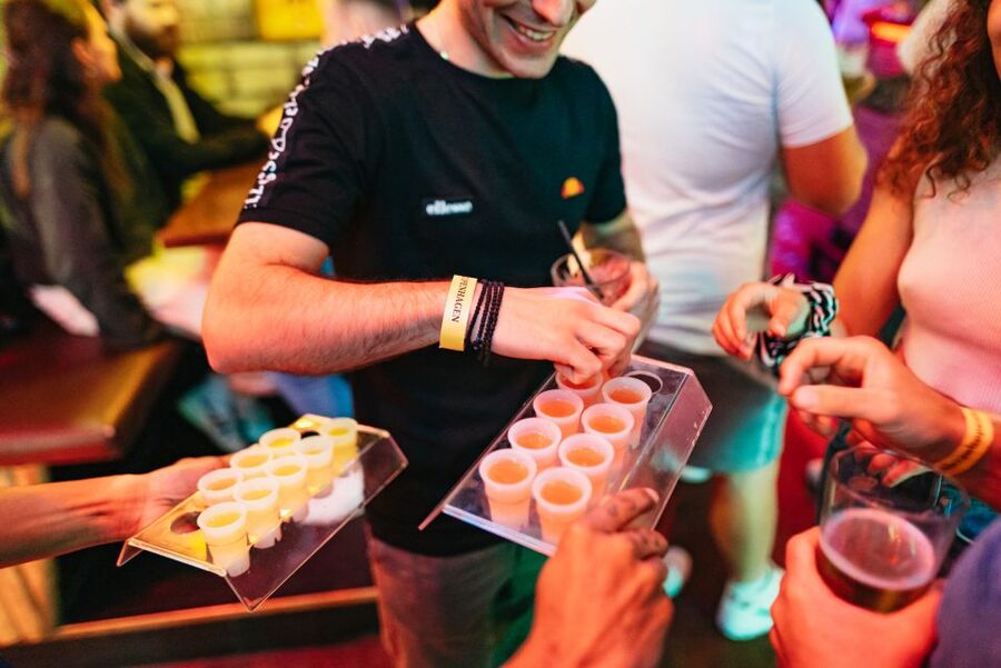 Copenhagen: Guided Party Pub Crawl with 4 Shots and 1 Drink - Four shots and the first bars