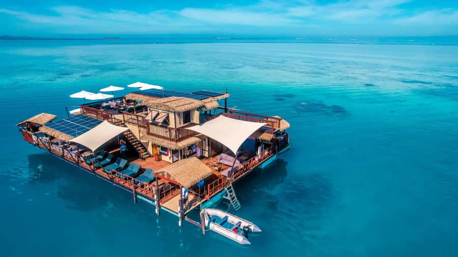 Denarau: Seventh Heaven Floating Bar Day Trip - Swimming, kayaking, and snorkeling