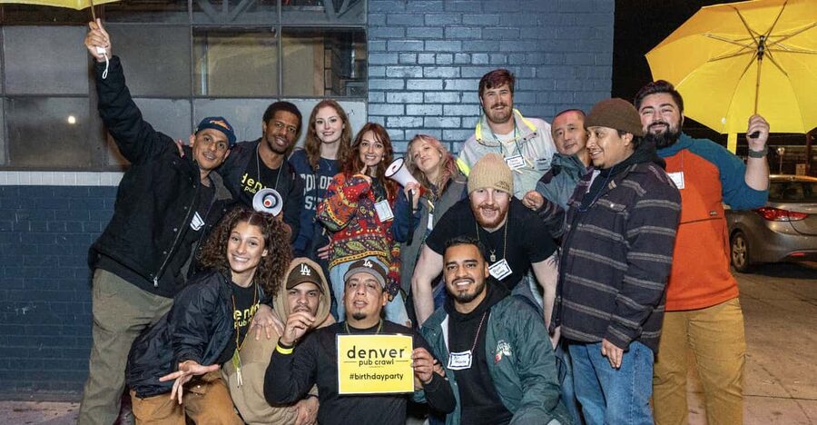 Downtown Denver Pub Crawl - Food & Drinks Included! - Five or Six Downtown Stops, All Connected on Foot