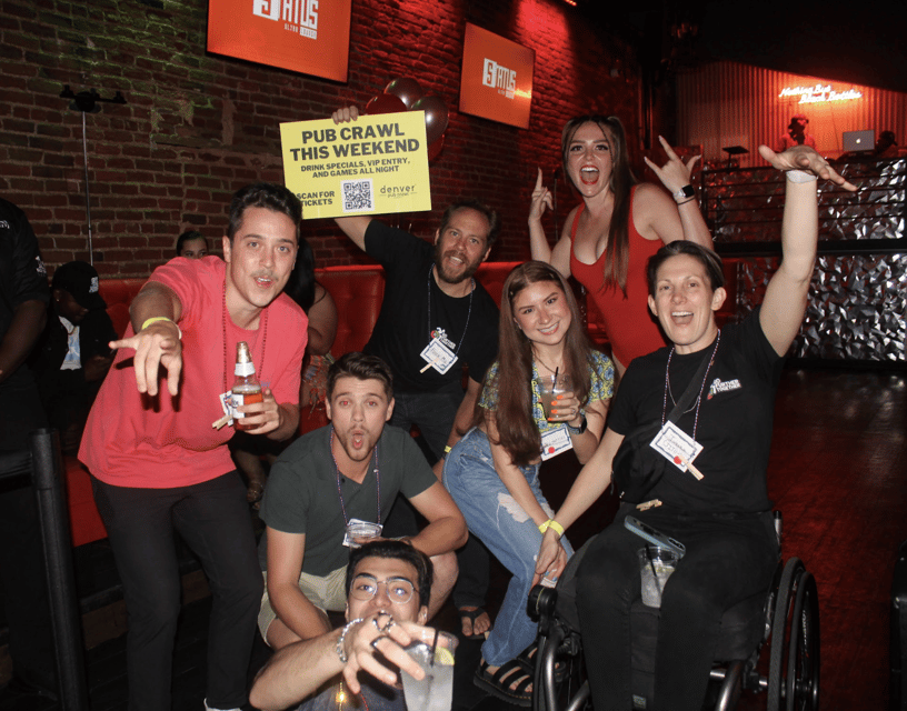 Downtown Denver Pub Crawl - Food & Drinks Included! - What to Bring and What to Leave Behind