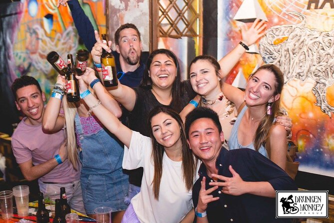 Drunken Monkey Pub Crawl with Open Bar & Club Entry - Starting at Drunken Monkey Prague