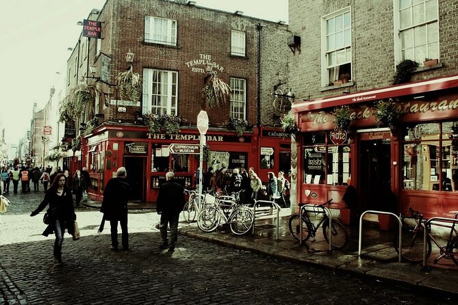 Dublin Self-Guided Murder Mystery Tour by Temple Bar - Passing through Temple Bar during the investigation