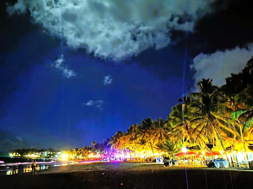 Experience the Nightlife: Puerto Plata + Sosua + Cabarete - Cabarete finishes beside the sand