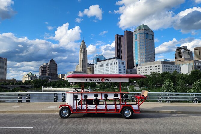 Explore Columbus on The Trolley Pub - Bring your own drinks, but pack with care