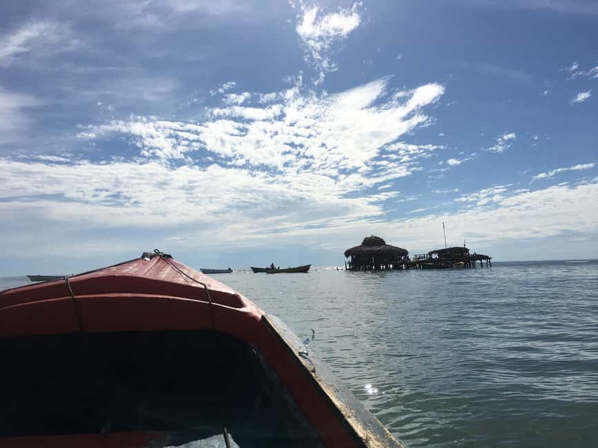 Floyd’s Pelican Bar, Ys Falls and Black River Safari Tour - Reaching Floyd’s Pelican Bar by boat