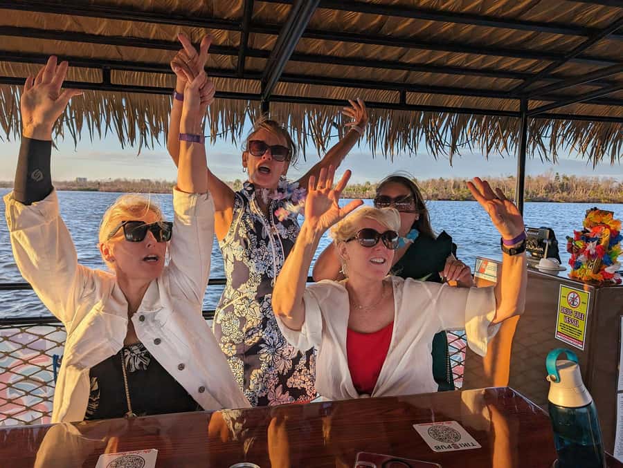 Fort Myers Beach: Adults only BYOB Tiki Pub Daytime Cruise - Music, games, and the social side