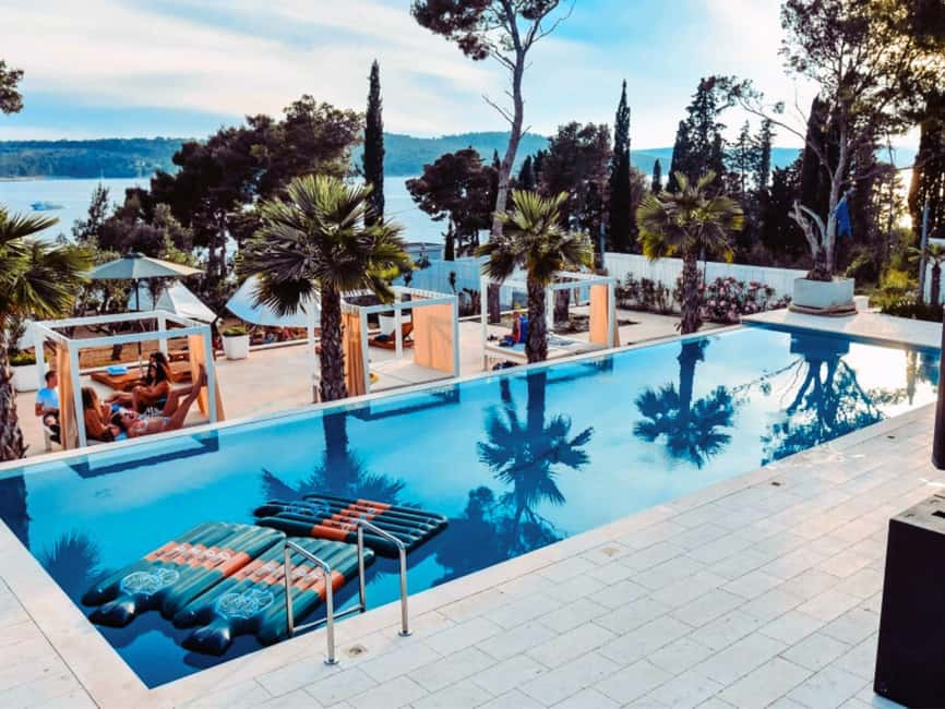 From Split: Brač Island Beach Bar and Pool Party - Key points at a glance