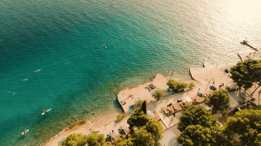 From Split: Brač Island Beach Bar and Pool Party - What the $38 price really covers