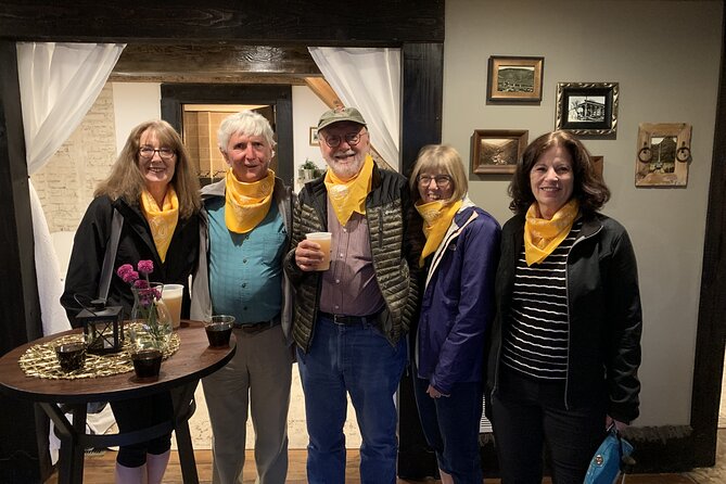 Golden Ghosts & Spirits Haunted Pub Crawl - Washington Avenue and the first drink