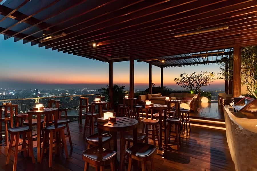GuangZhou: 70 Floor RoofTop openair Bar, Sunset & Light Show - Key points to know before you book