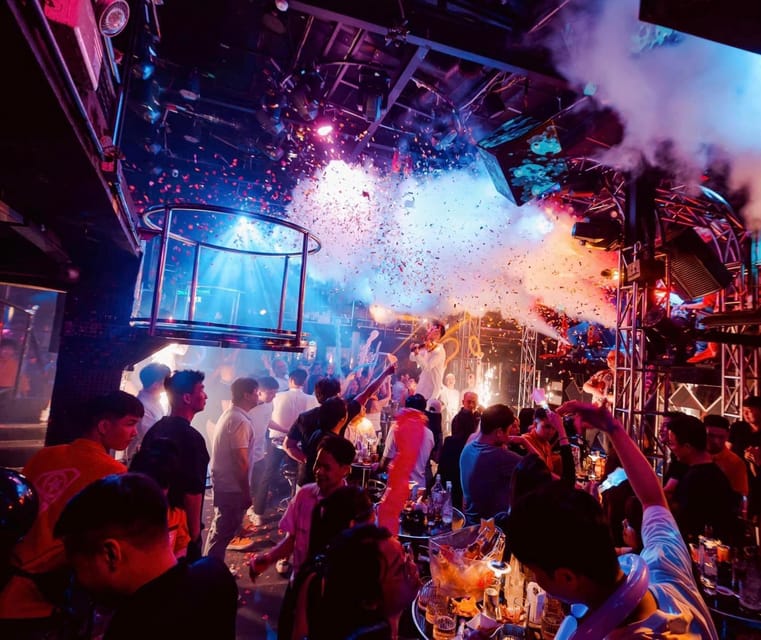 Hanoi: Guided Bar Crawl with Drinks and Nightclub Entry - First bar: shots, beer, and the first round of games