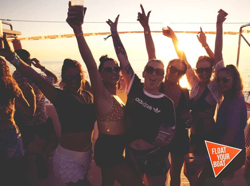 Ibiza: Sunset Boat Party Cruise with DJs with 2 Clubs - When the cruise becomes a proper party