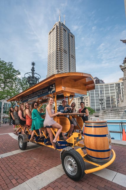 Indianapolis: Open-Air Pedal Pub Tour - Starting at The Hangar near South Street