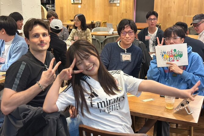 Japanese Speaking Experience Meet the locals Friend Cafe Shibuya - The final two rounds and closing photo