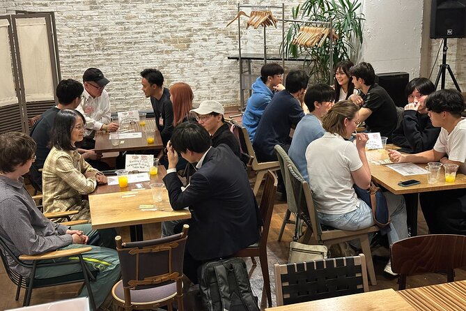 Japanese Speaking Experience Meet the locals Friend Cafe Shibuya - Who will get the most from the evening