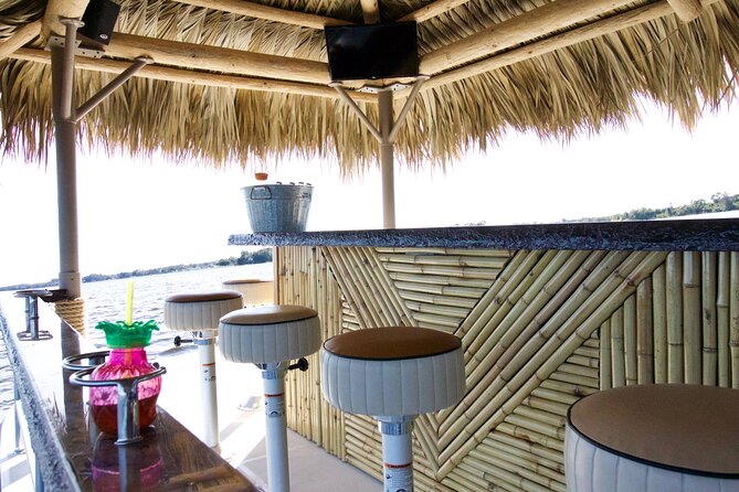 Key West: Private Sunset Cruise on an Authentic Tiki Bar Boat - Fleming Key and the return around the harbor