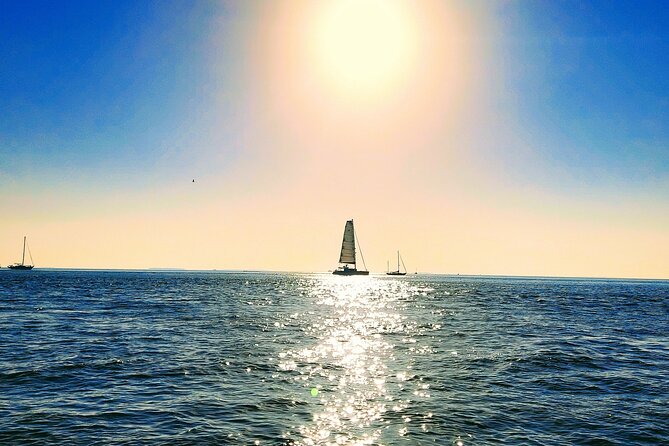 Key West Tiki Bar Sunset Cruise (by the seat) BYOB Adventure - Sunset Pier and Mallory Square from the water
