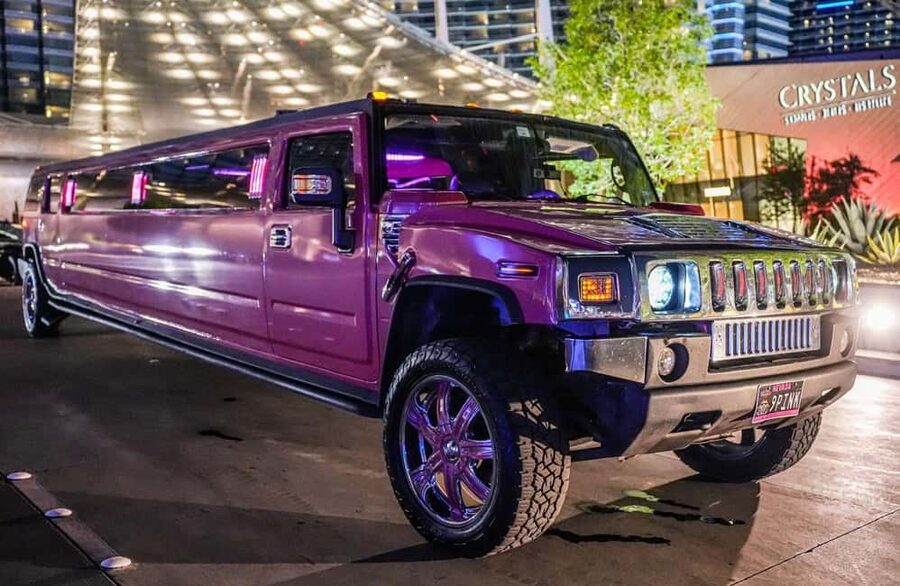 Las Vegas Limo Tour with Champagne and Nightclub Entry - Champagne, city lights, and a one-hour route