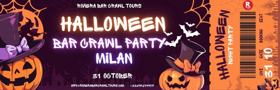 Legendary Halloween Pub Crawl Party in Milan 2025 - What the $41 Halloween crawl actually gives you