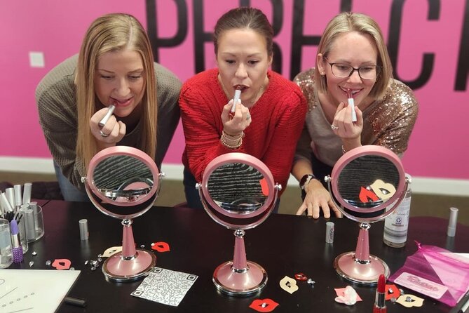 Lip Print Beauty Bar Charlotte: Create Your Own Lipstick or Gloss - Getting to 210 E Trade Street