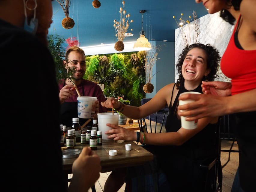 Lisbon: Natural Soap and Shampoo Bar Making Workshops - A relaxed studio setting, with tea instead of alcohol