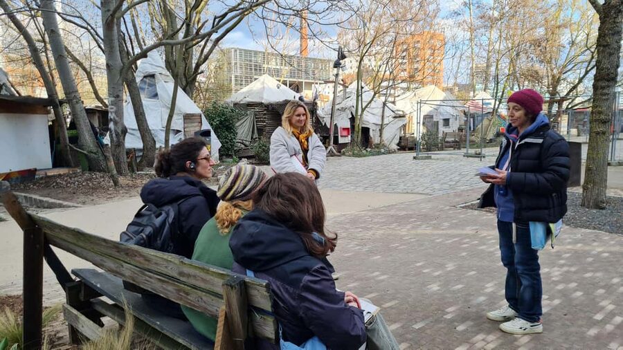 Living in the Shadow of Berlin’s Nightlife - A City Tour - Garages, underpasses, and temporary shelters