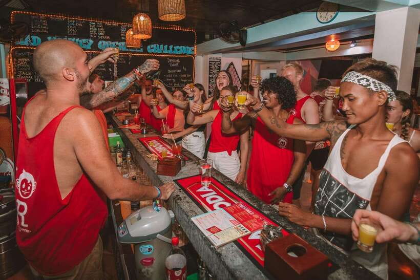 Mad Monkey Siem Reap Pub Crawl - The pub-style stop and the final club