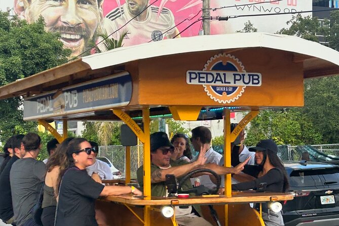 Miami Pedal Pub: Arts District Party Bike Pub Crawl - Cervecería La Tropical, a Cuban-inspired finish