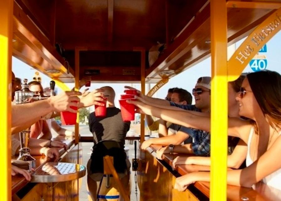 Mid-City Party Bike Bar Crawl - How the 105-minute ride unfolds